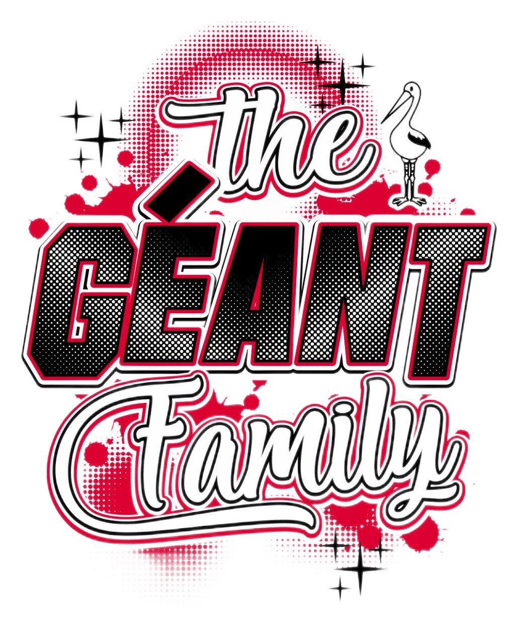 The Géant Family Mascot